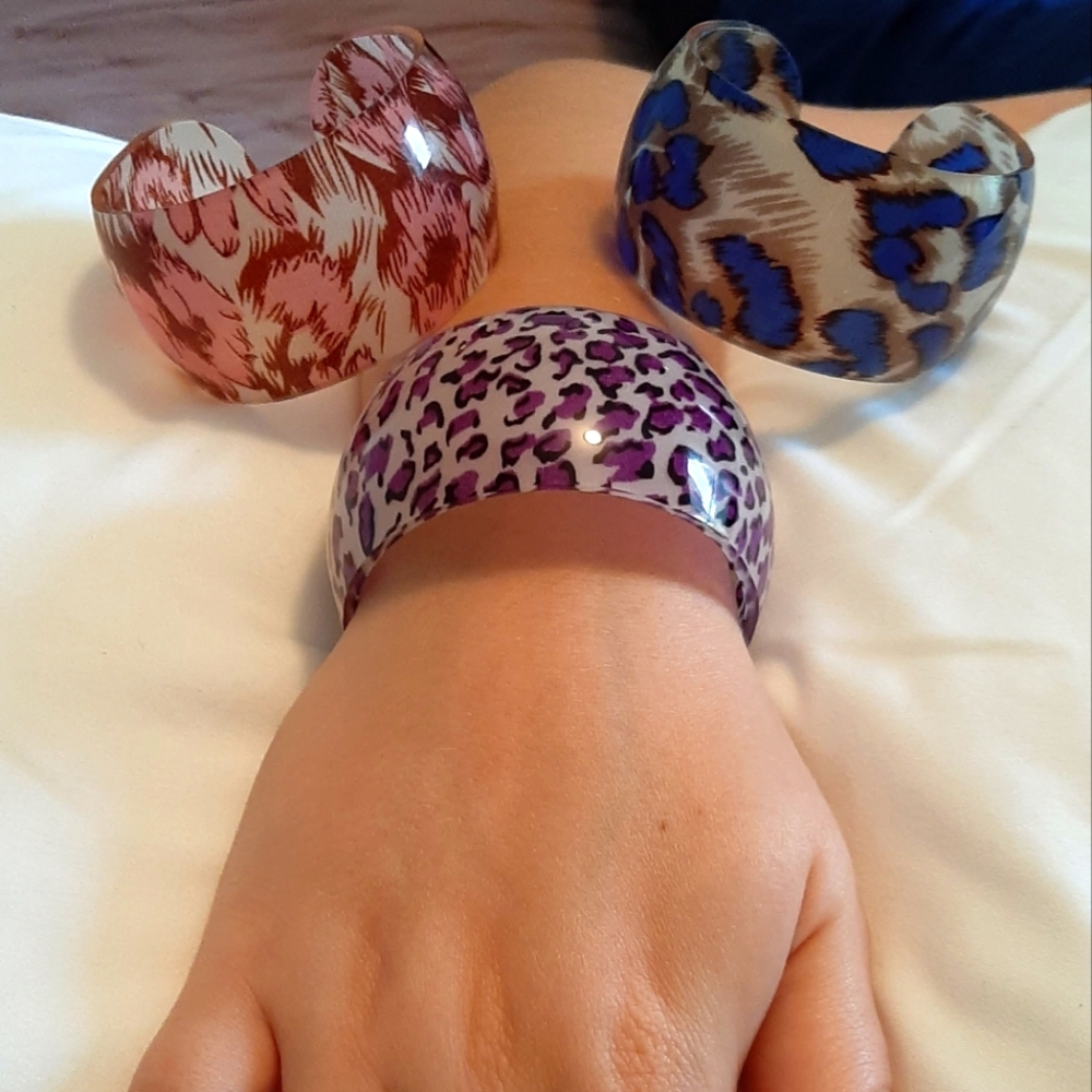 3 cuff bracelets